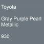 Preview: Toyota, Gray Purple Pearl Metallic, 930.